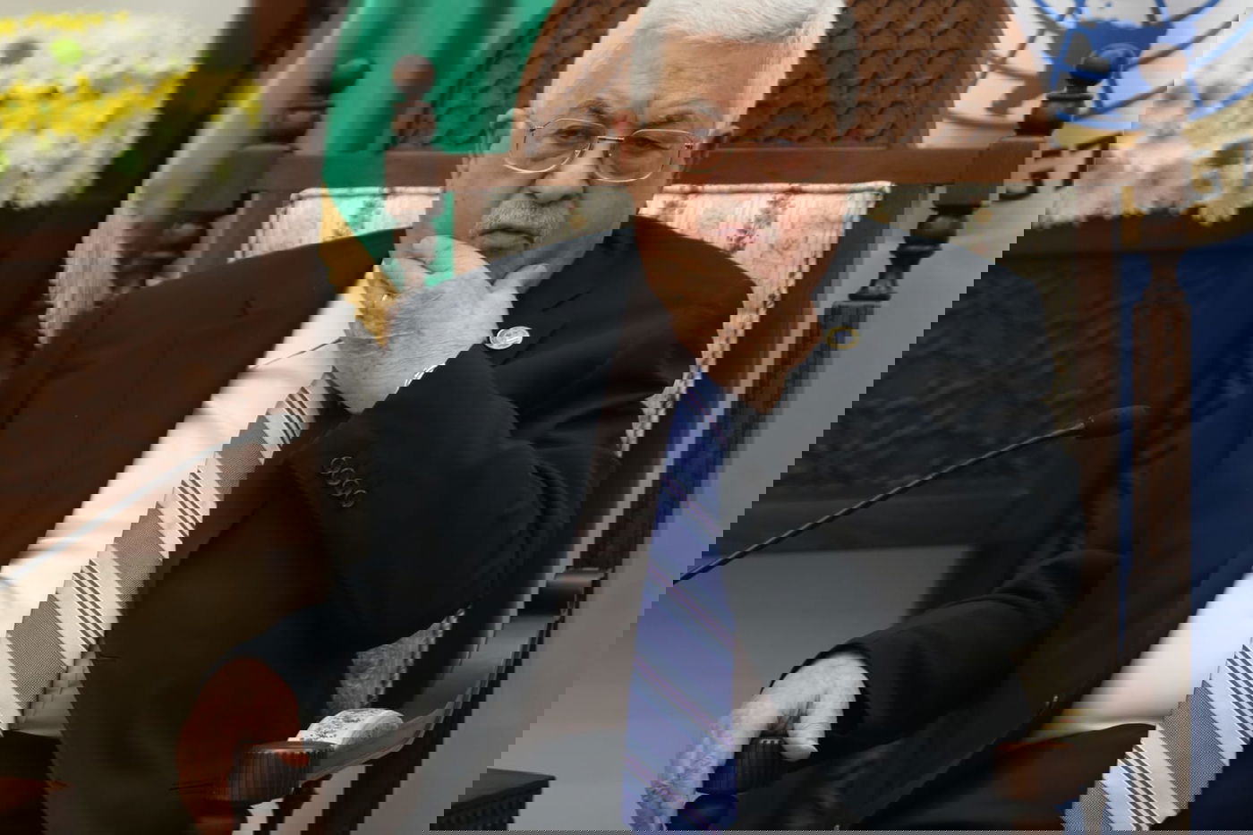 תמר זנדברג פגשה את אבו מאזן ברמאללה