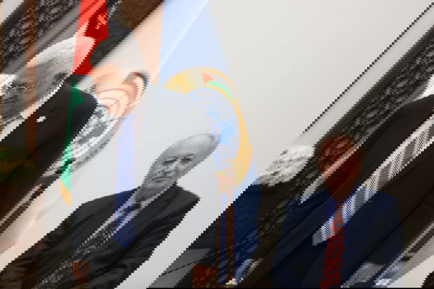 תמר זנדברג פגשה את אבו מאזן ברמאללה