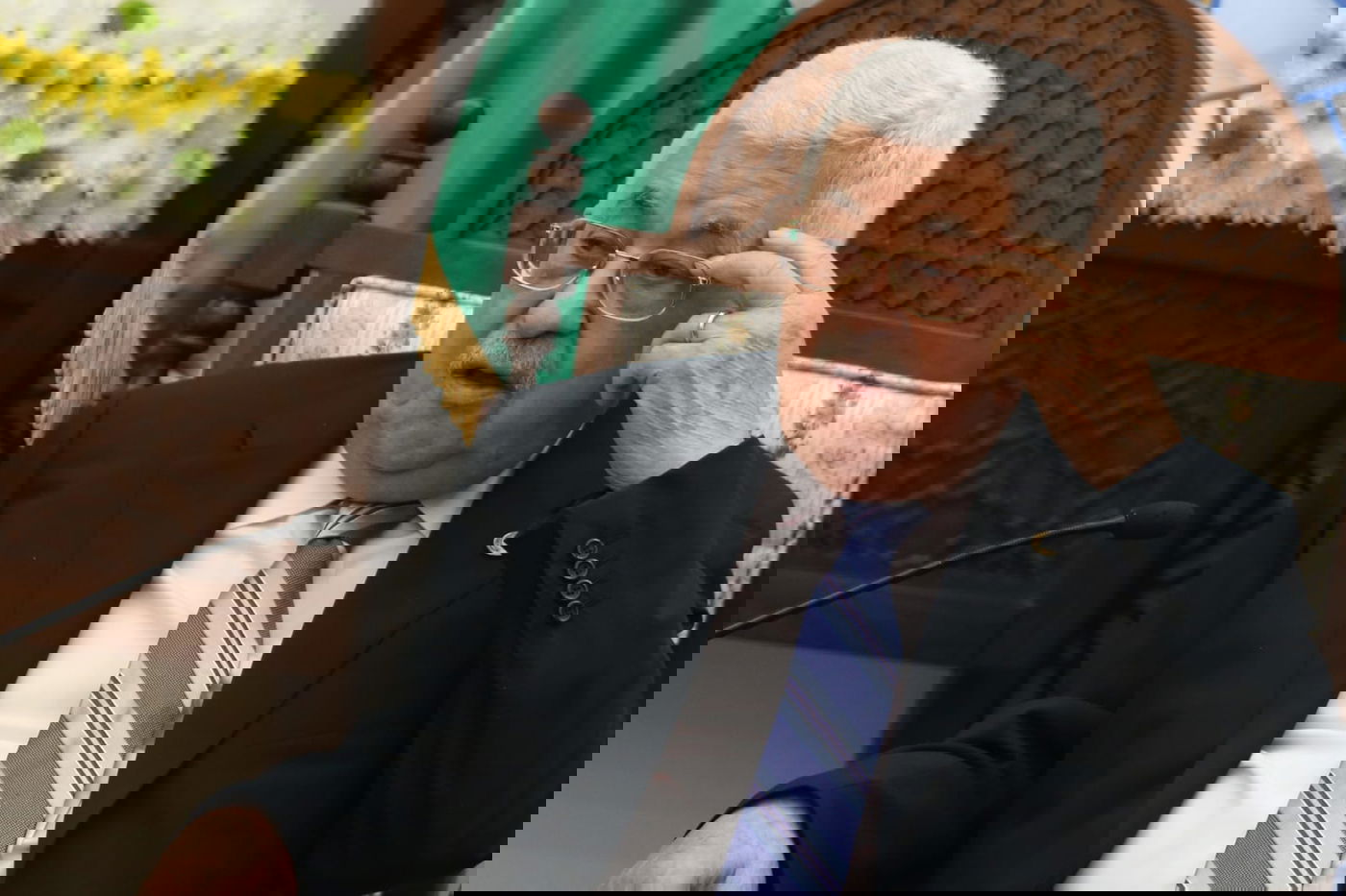 תמר זנדברג פגשה את אבו מאזן ברמאללה