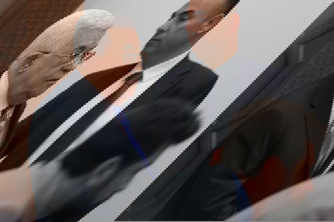 תמר זנדברג פגשה את אבו מאזן ברמאללה