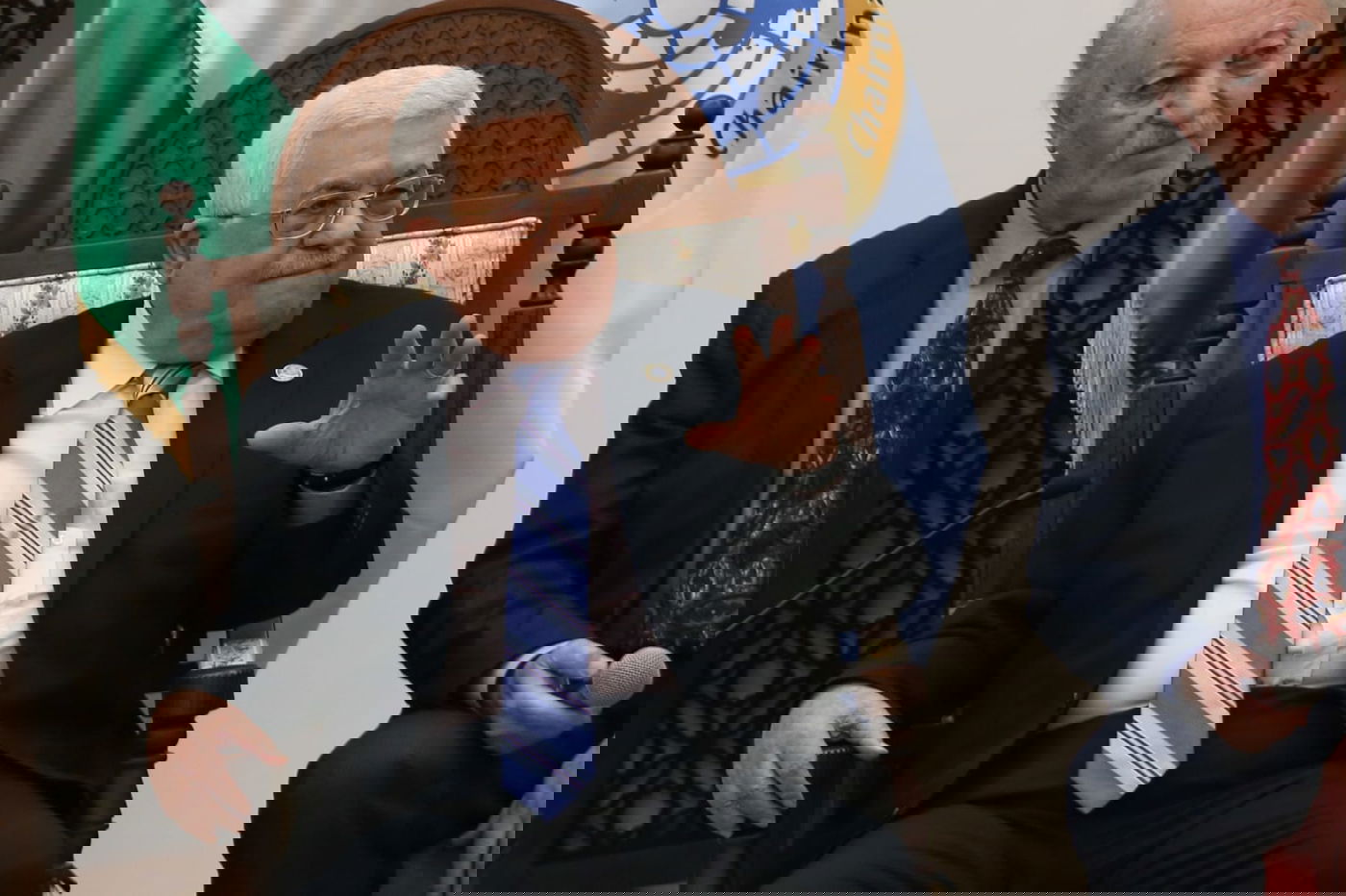 תמר זנדברג פגשה את אבו מאזן ברמאללה