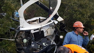 זירת התרסקות המטוס