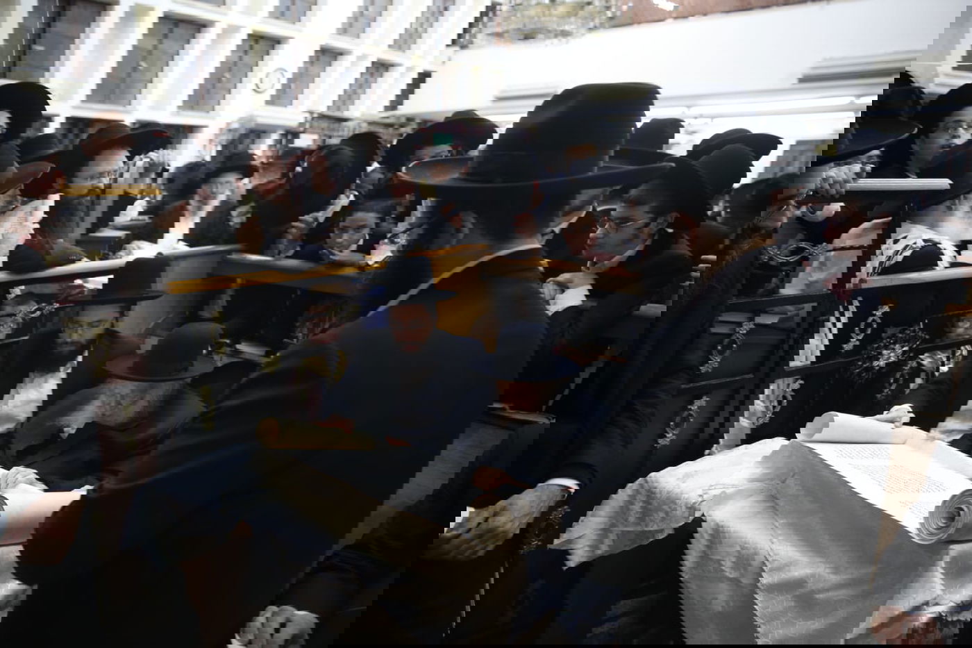 שר התורה קרא את מגילת אסתר • גלריה