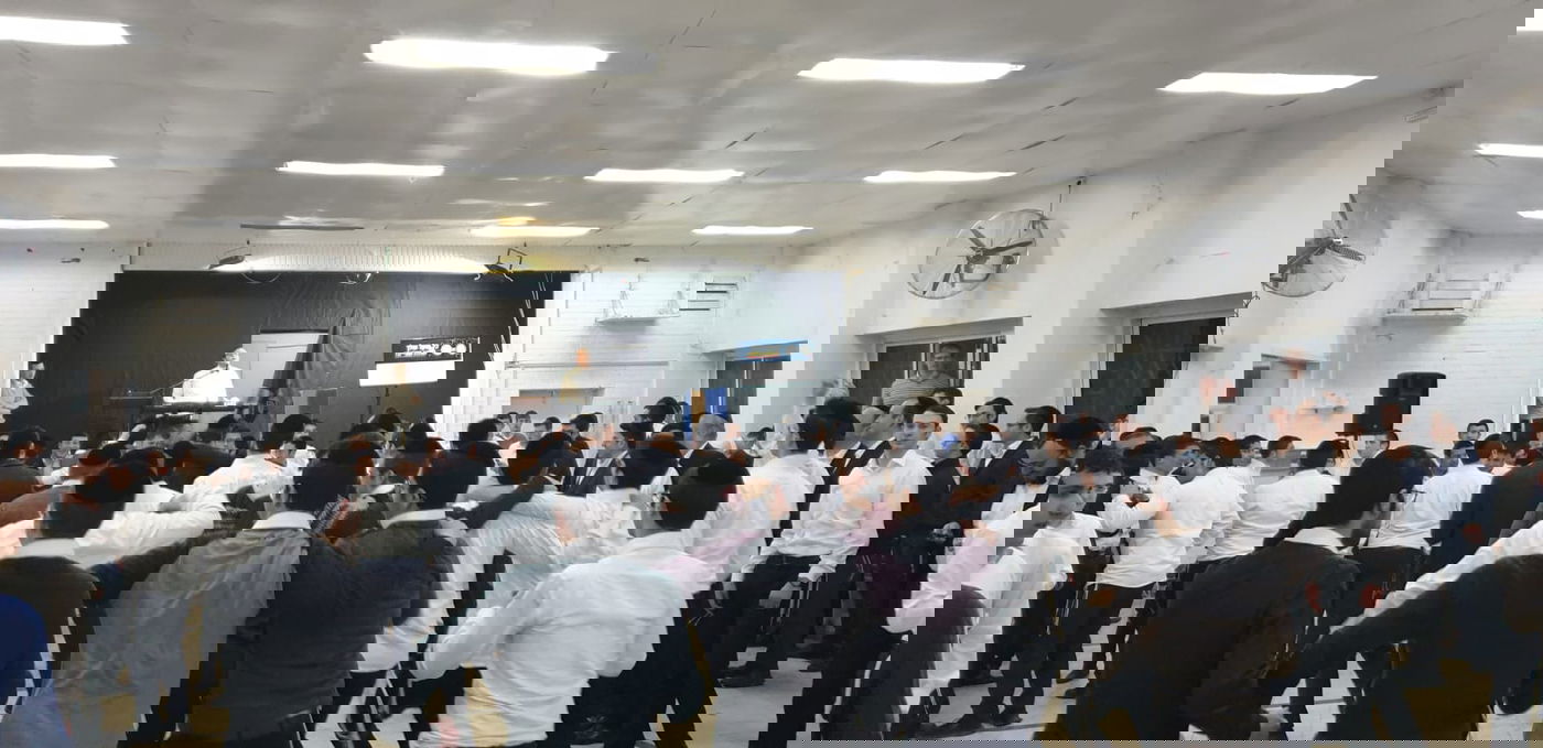 'היכל יצחק' לנדא; חגיגות השמחה בסיום הקמפיין המוצלח