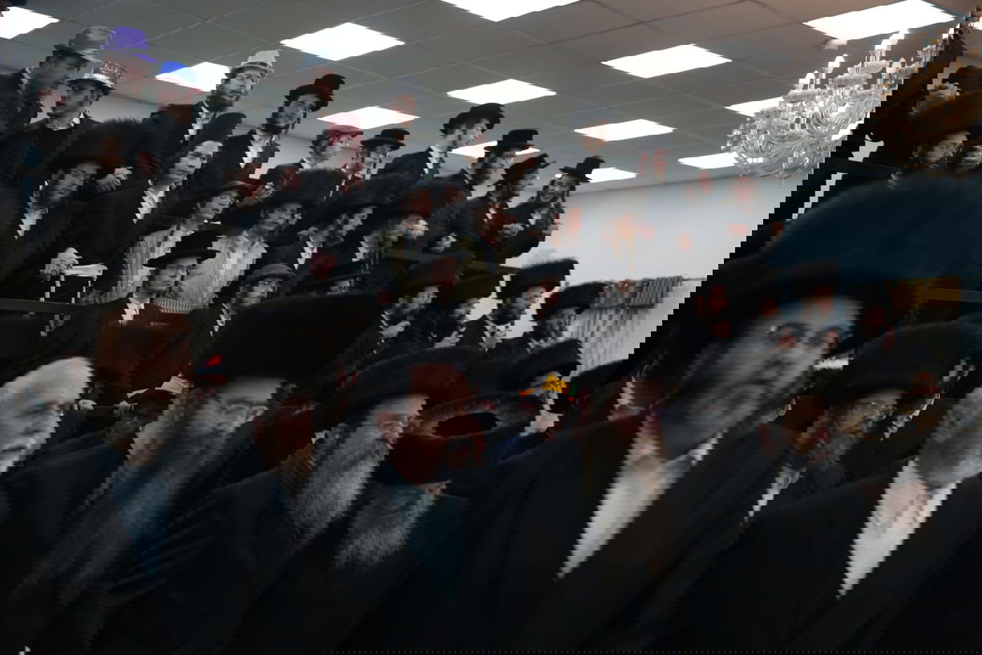 חגיגות פורים ברחובות העיר בני ברק. תיעוד