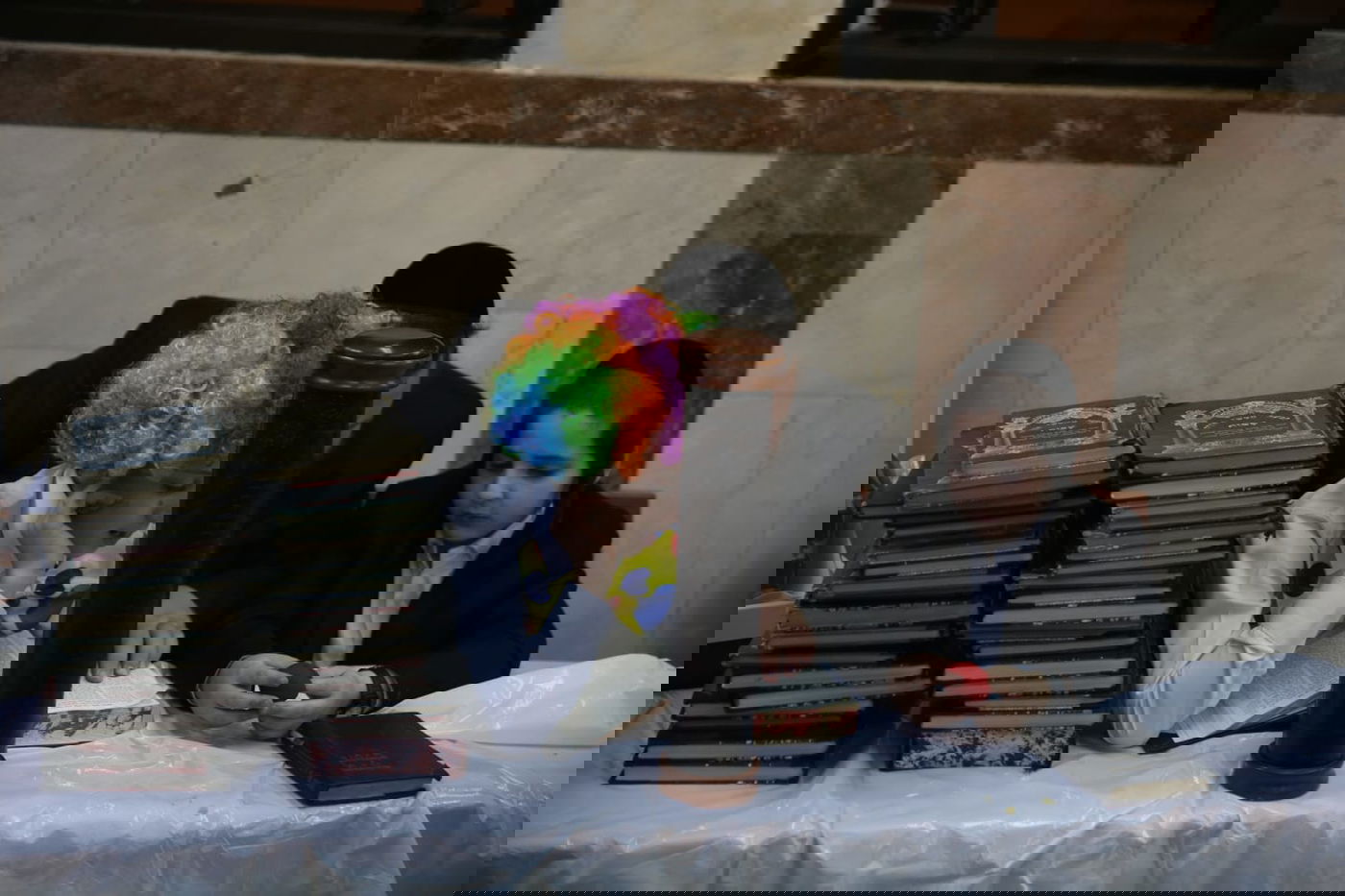 חגיגות פורים ברחובות העיר בני ברק. תיעוד