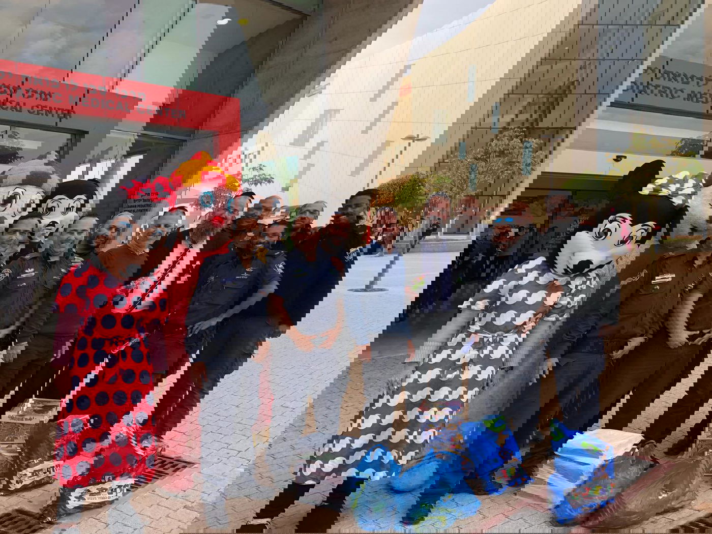 שמחת פורים בביה"ח 'סורוקה' ביוזמת הרב עוזיאל אדרי