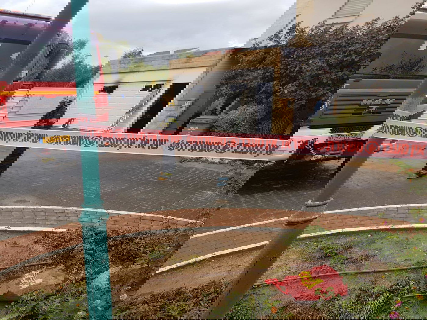 זירת השריפה