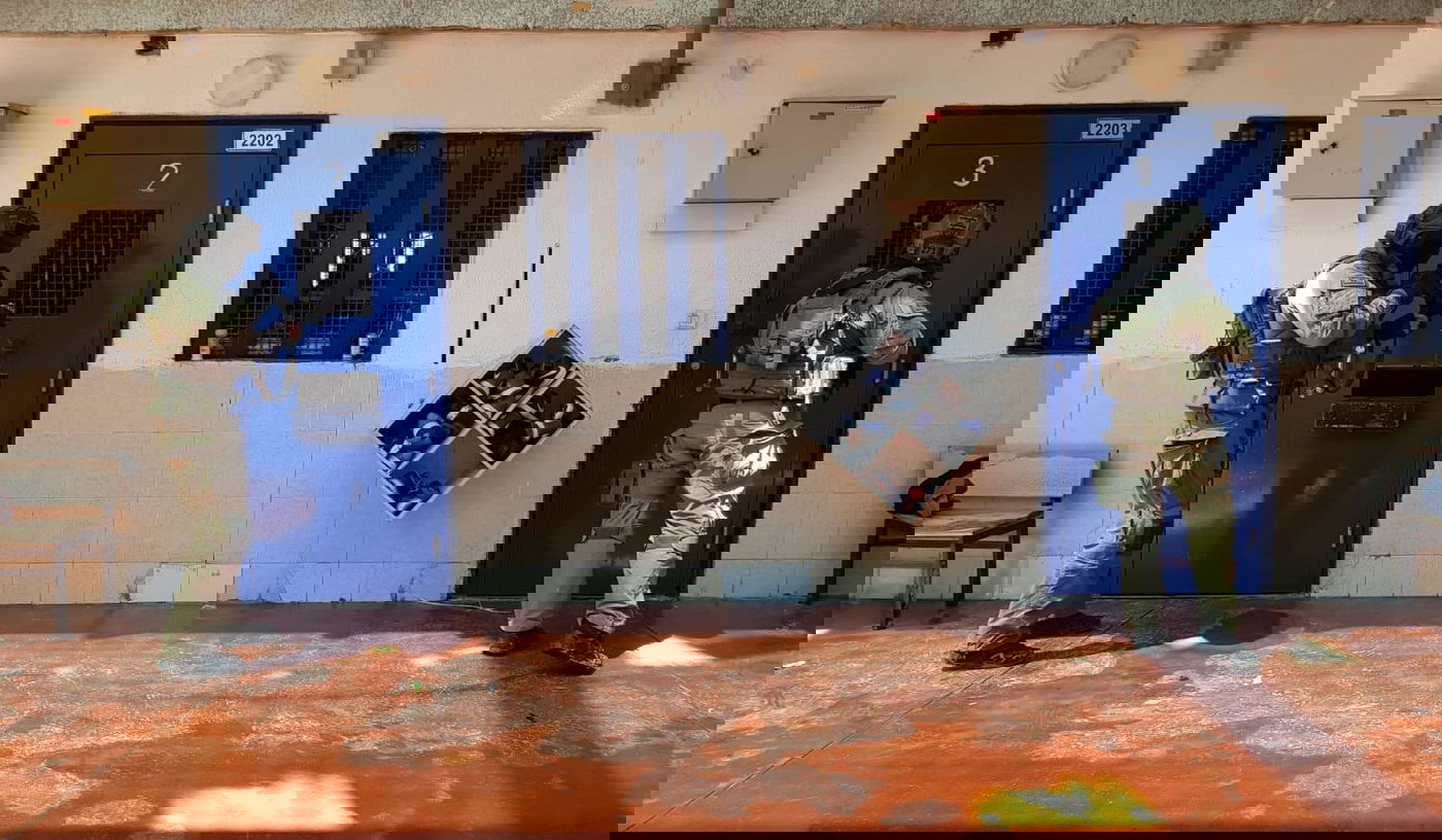 כוחות מתוגברים: צפו בפעילות שב"ס בכלא