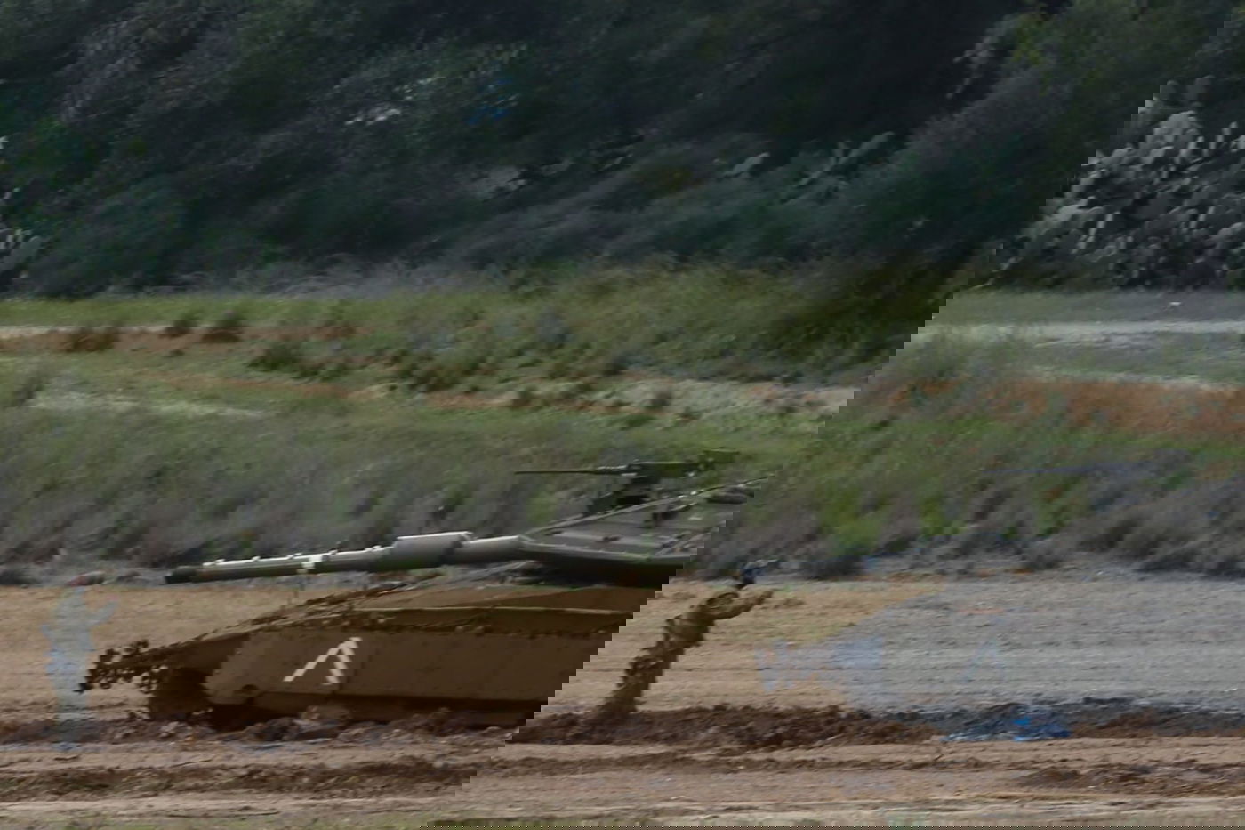 תיעוד: ההיערכות הצבאית בגבול הרצועה