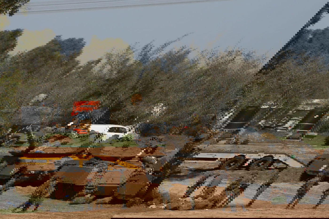 תיעוד: ההיערכות הצבאית בגבול הרצועה