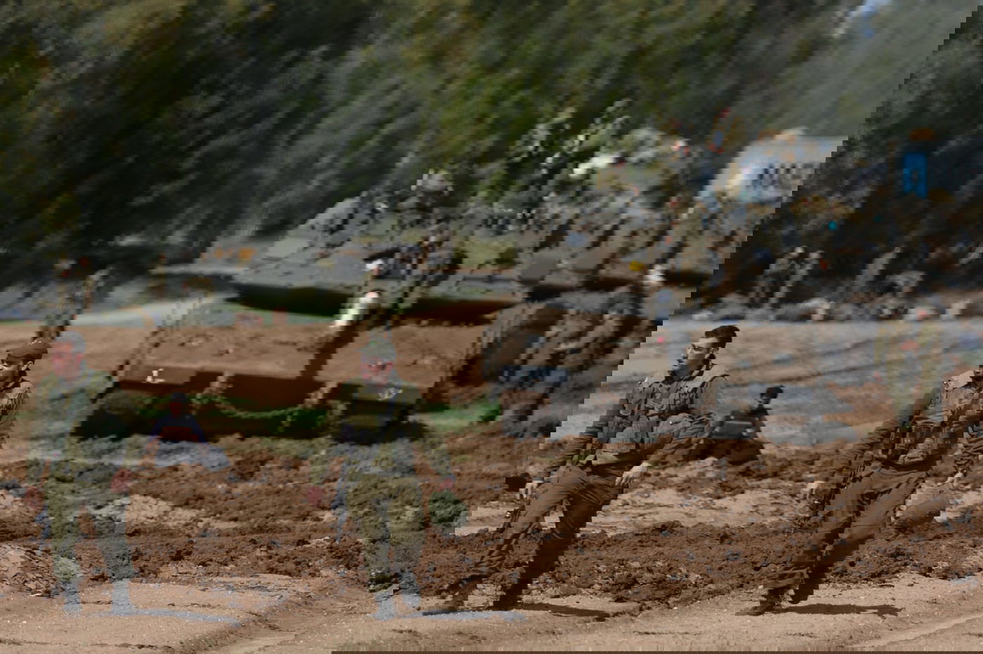 תיעוד: ההיערכות הצבאית בגבול הרצועה