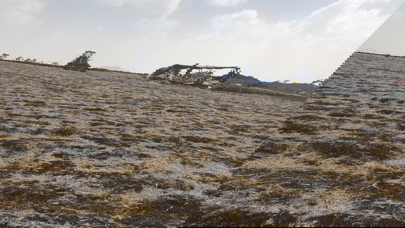זירת ההתרסקות באתיופיה