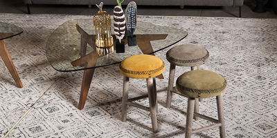 פינת סלון מעוצבת