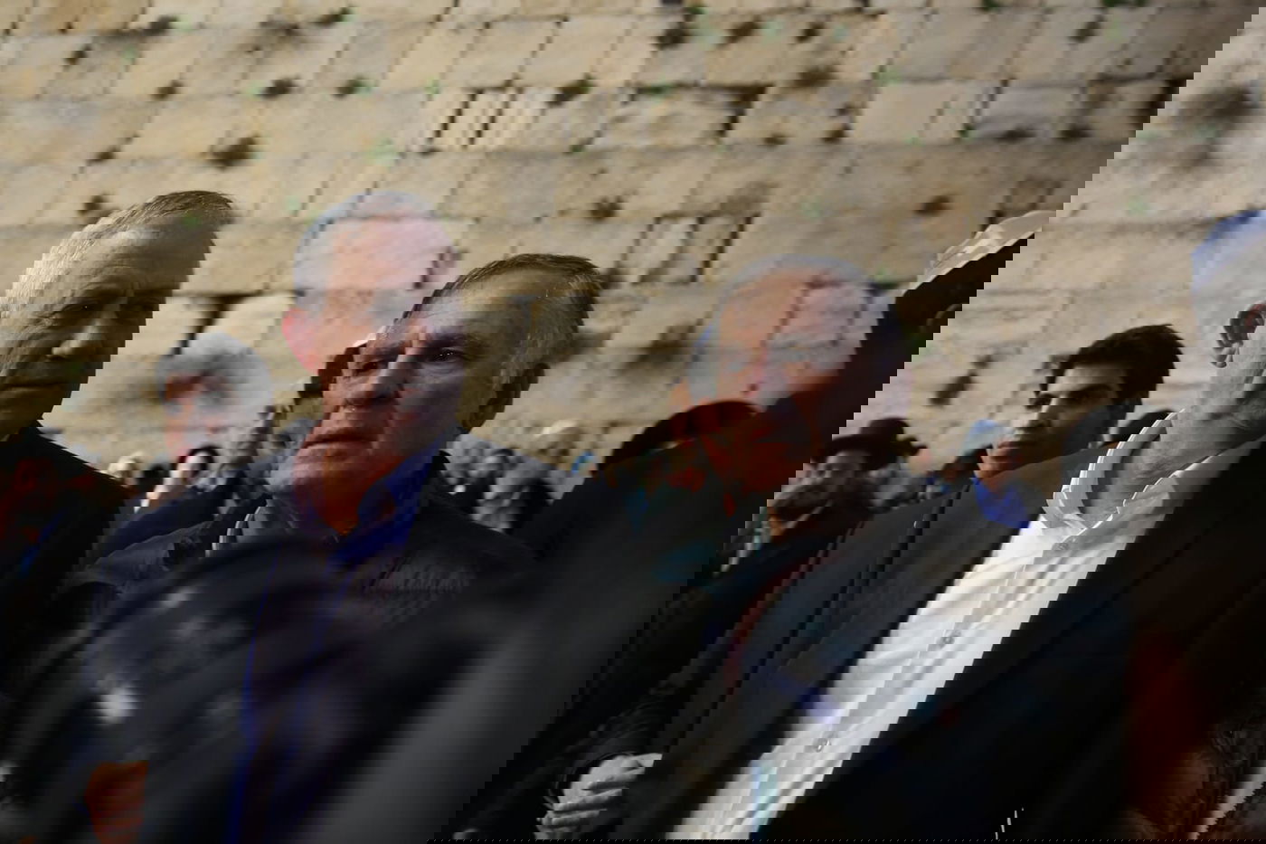 שריד בית המקדש כאתר פוליטי? גנץ ביקר בכותל המערבי