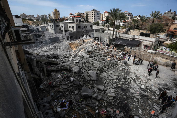 תוצאות תקיפה ישראלית השבוע בעזה