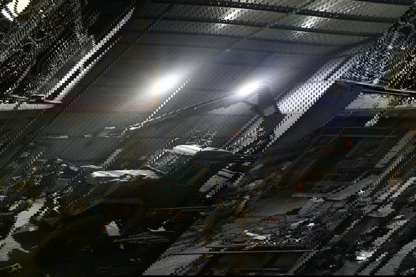 כוחות הביטחון החרימו מחרטה לייצור נשק