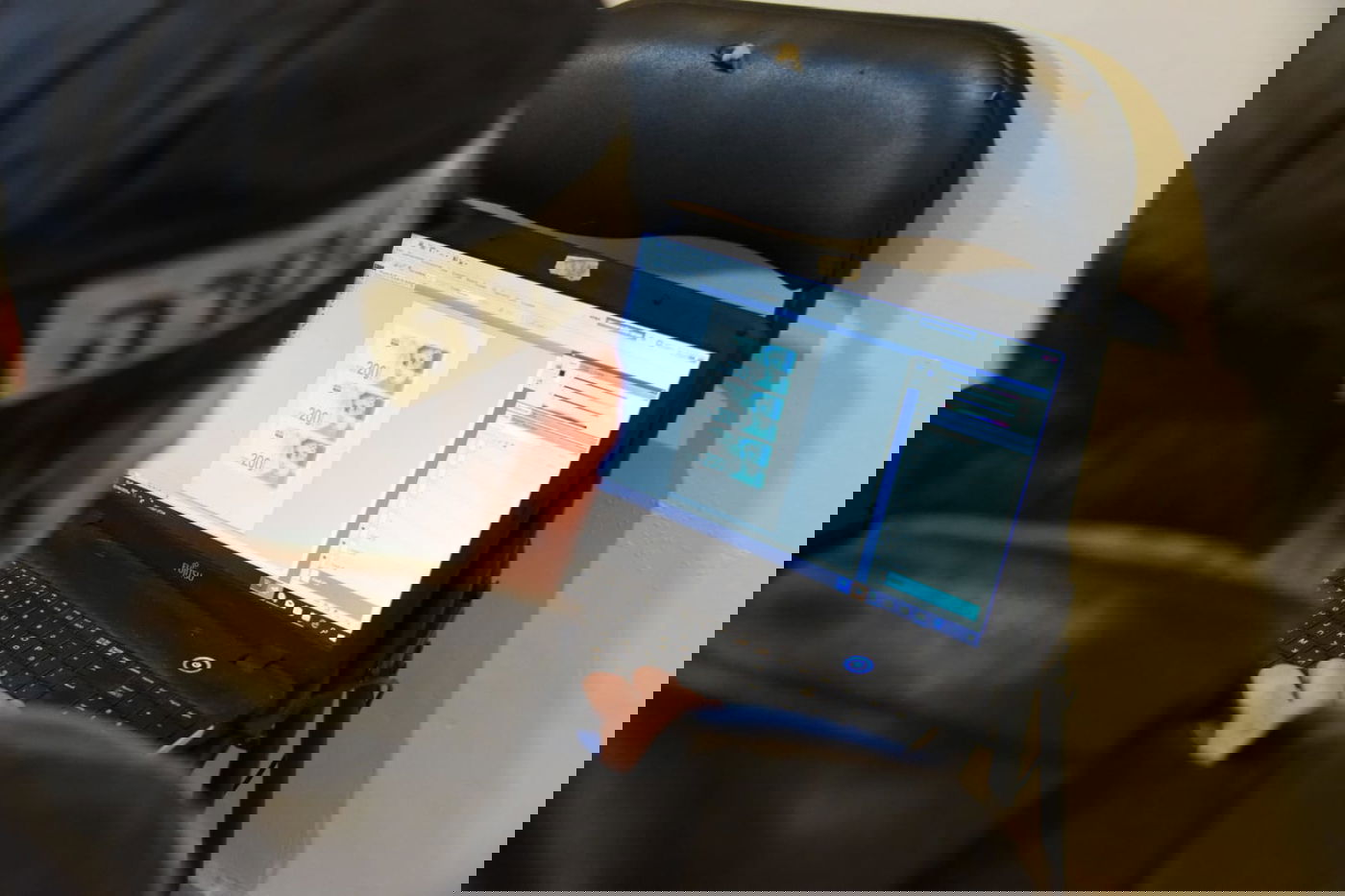 צפו: נתפסו מזייפים שטרות והשליכו מהחלון