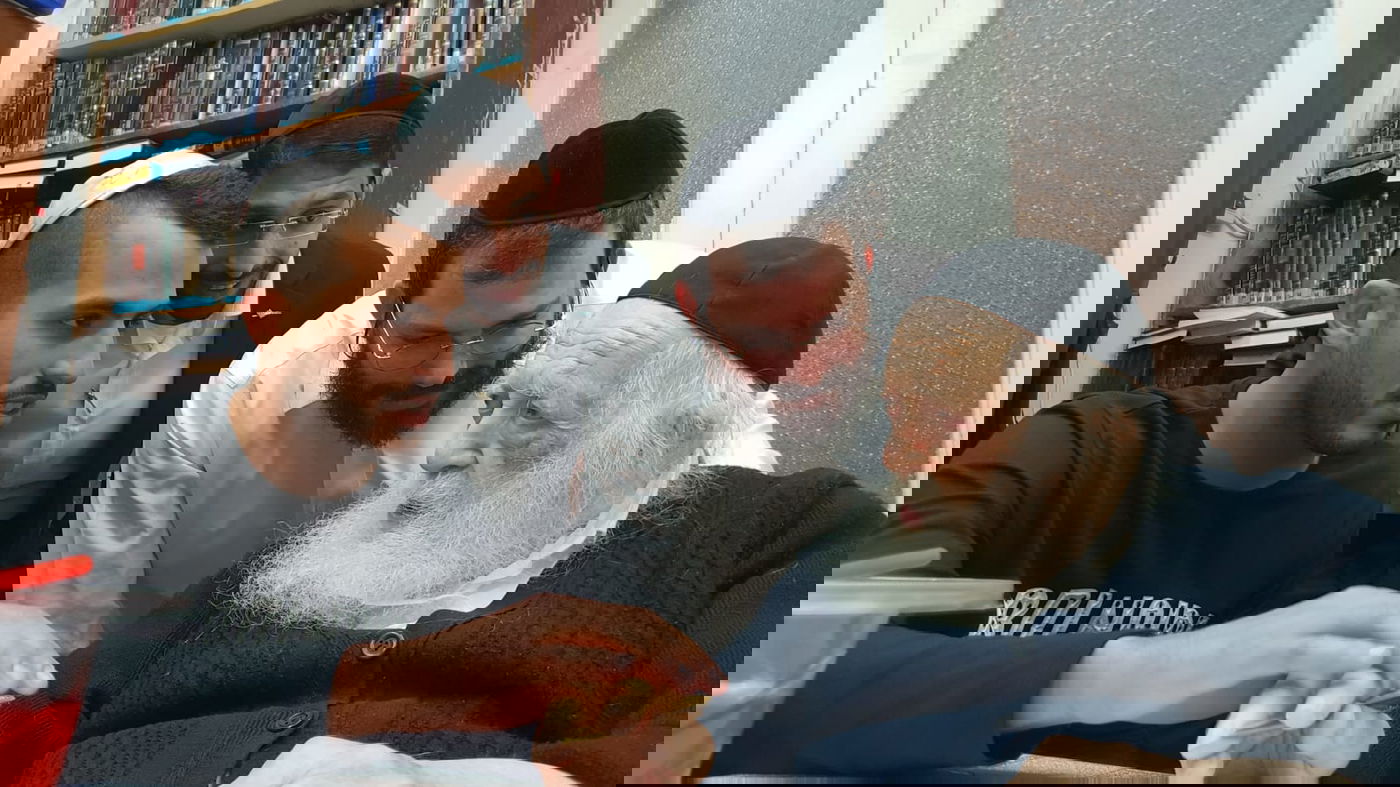 שחקן הכדורגל התברך אצל מרן שר התורה