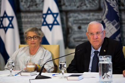 רובי ריבלין ורעייתו נחמה