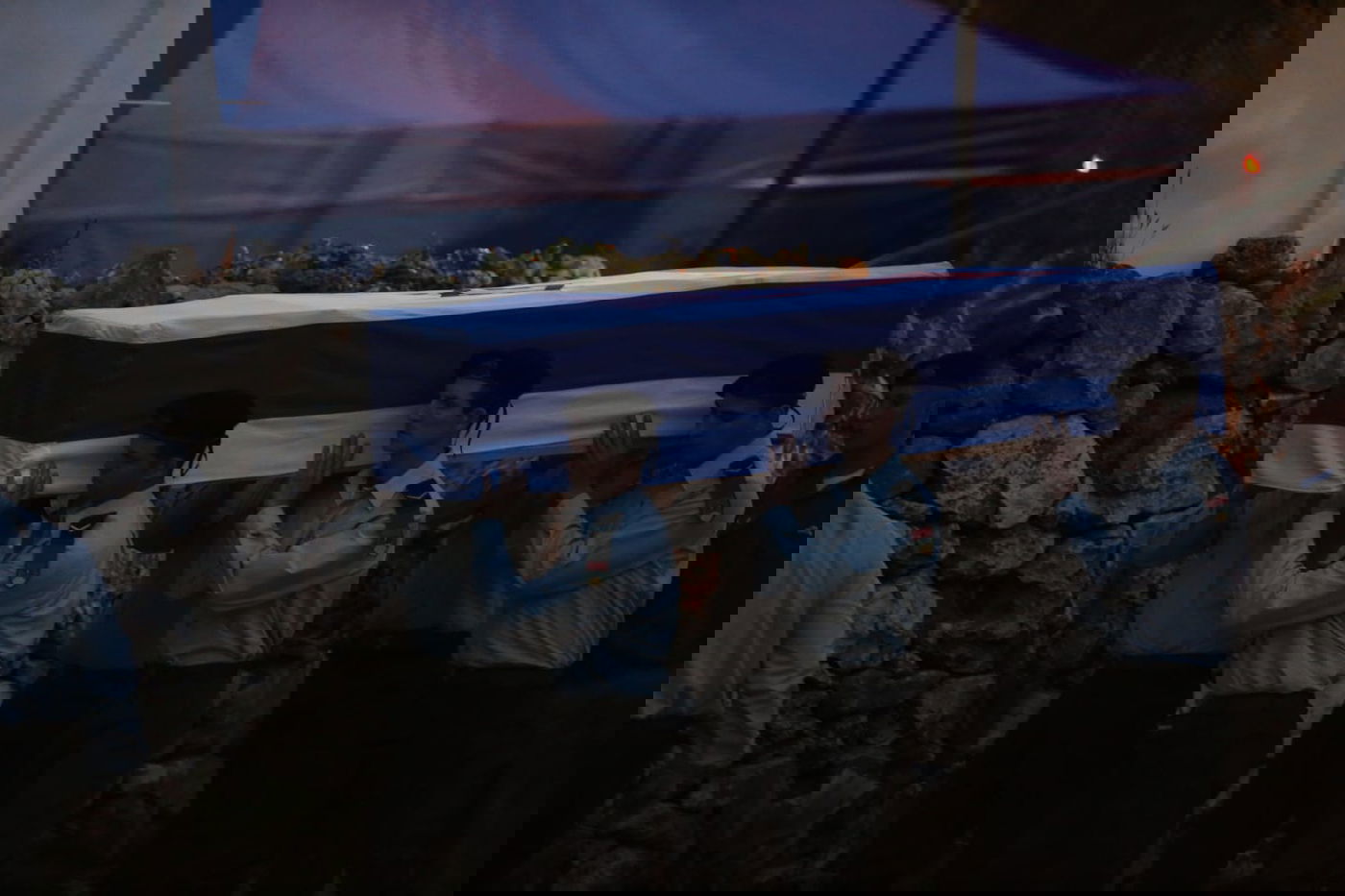 הלווייתו של זכריה באומל הי"ד בהר הרצל