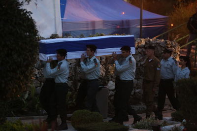 הלווייתו של זכריה באומל הי"ד בהר הרצל