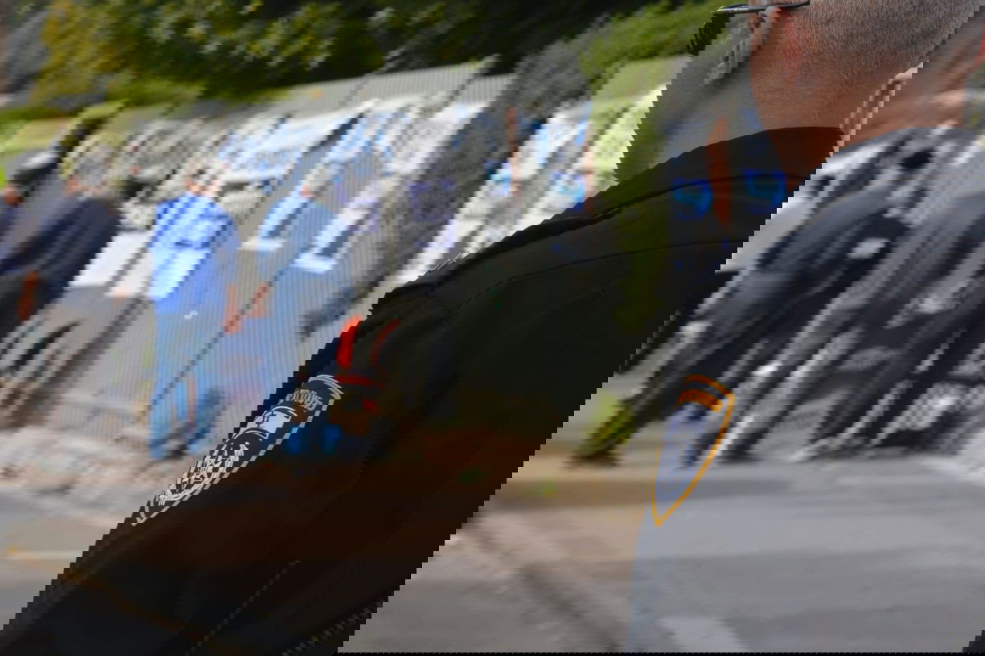 השוטרים נערכים,