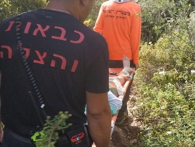 ילד בן 12 נחבל בנחל המערה; חולץ לבית החולים