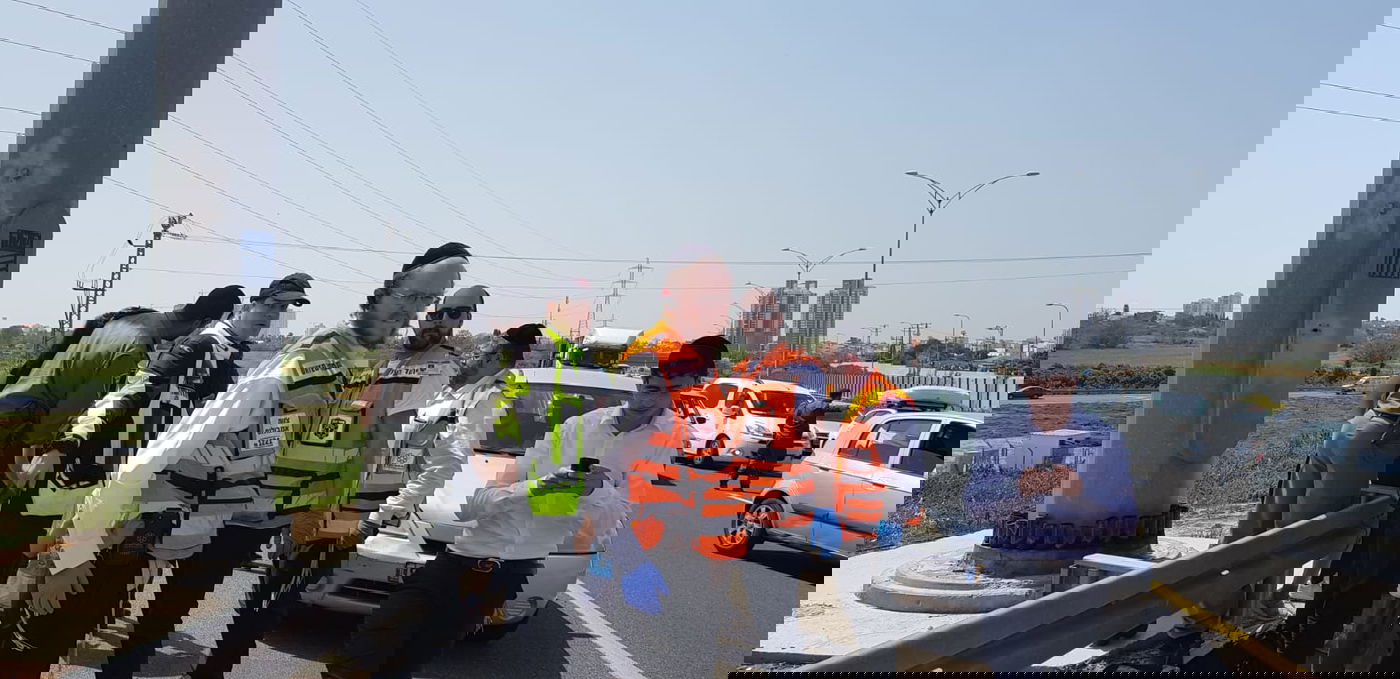 11 נפגעים ב-2 תאונות סמוך למחלף שעריה