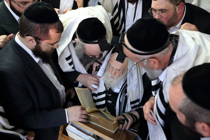 מרן הגר"ח בסיום המסכת המסורתי