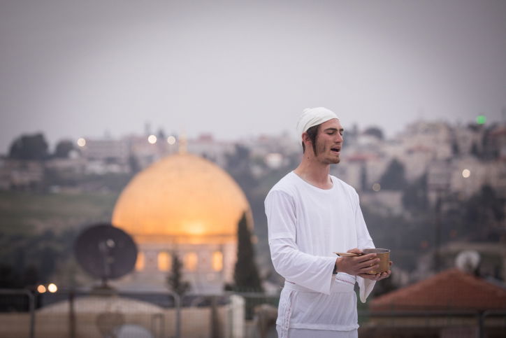 כך תרגלו הכוהנים את סדר הקרבת הפסח