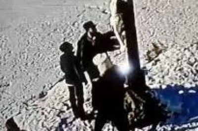 שוחררו החרדים שהשחיתו את הצלב בנהר התשליך באומן