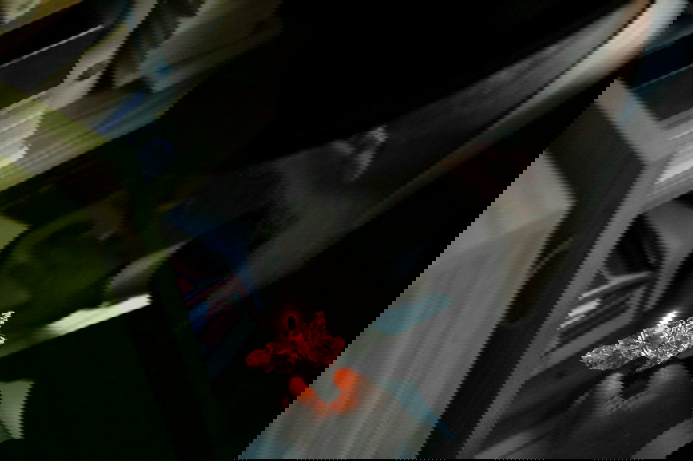 רבה של כרמיאל בעת בדיקת החמץ • תיעוד