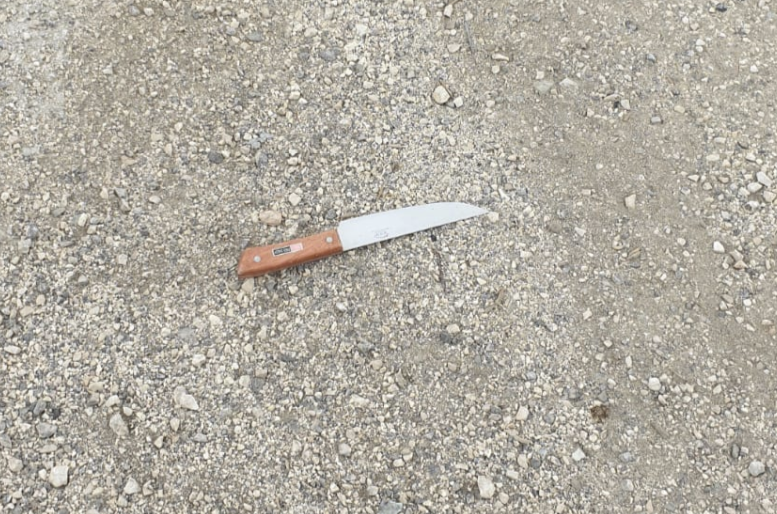 הסכין, דקות לאחר הנטרול