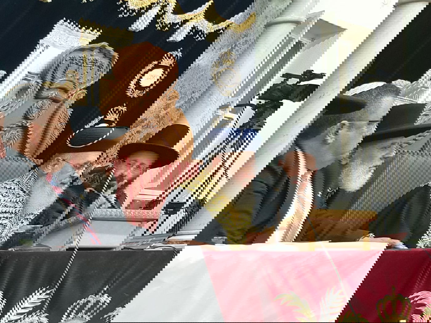 צפו בתיעוד: 'הקבלת פני רבו' לראשון לציון