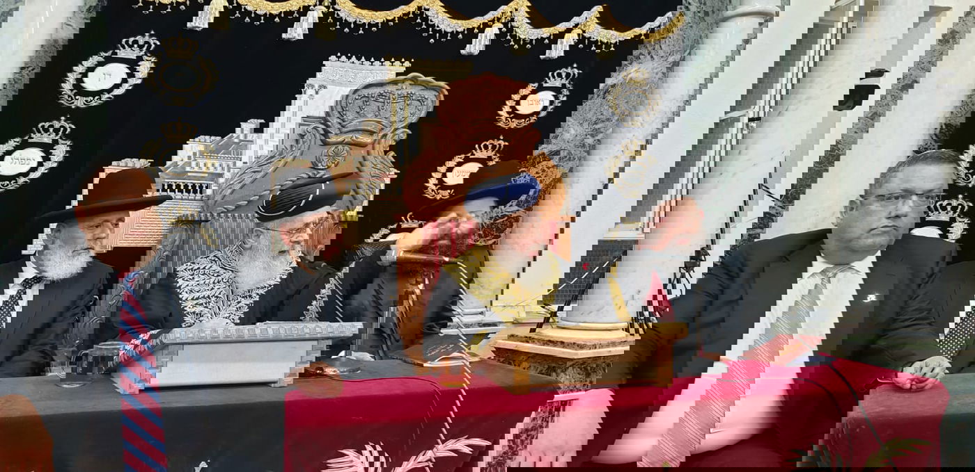 צפו בתיעוד: 'הקבלת פני רבו' לראשון לציון