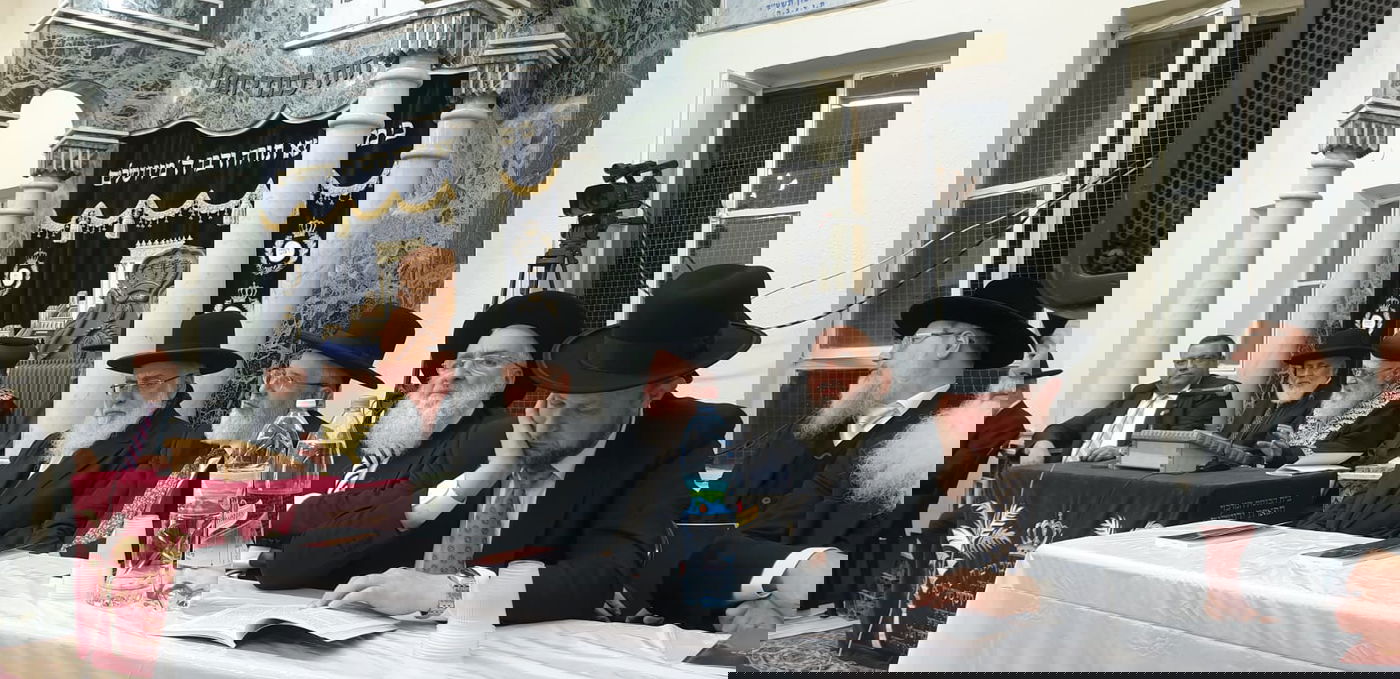 צפו בתיעוד: 'הקבלת פני רבו' לראשון לציון