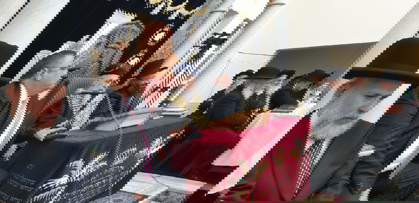 צפו בתיעוד: 'הקבלת פני רבו' לראשון לציון