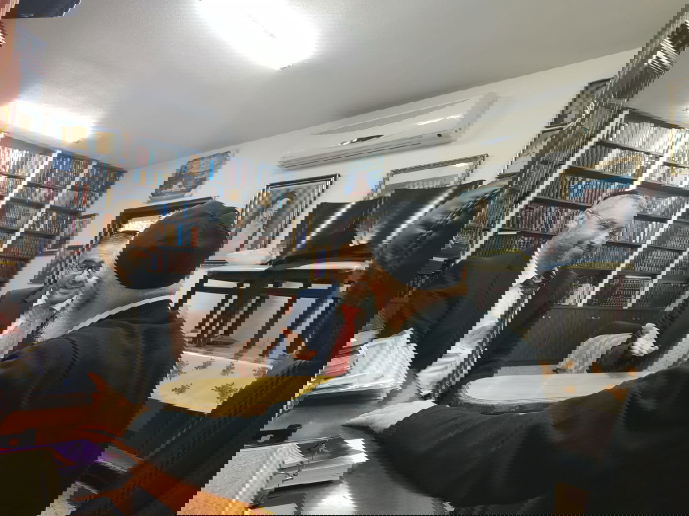 נציגי יחד וש"ס ביקרו במעונו של הרב מאזוז: תעבדו בשלום