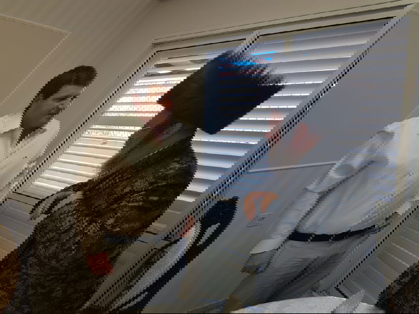 ביקור חג: ראש העיר רמי גרינברג נועד עם הגאון רבי מרדכי רבינוביץ