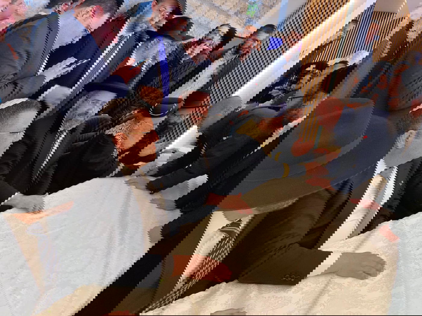 תיעוד: 'הקבלת פני רבו' לרבנים הראשיים