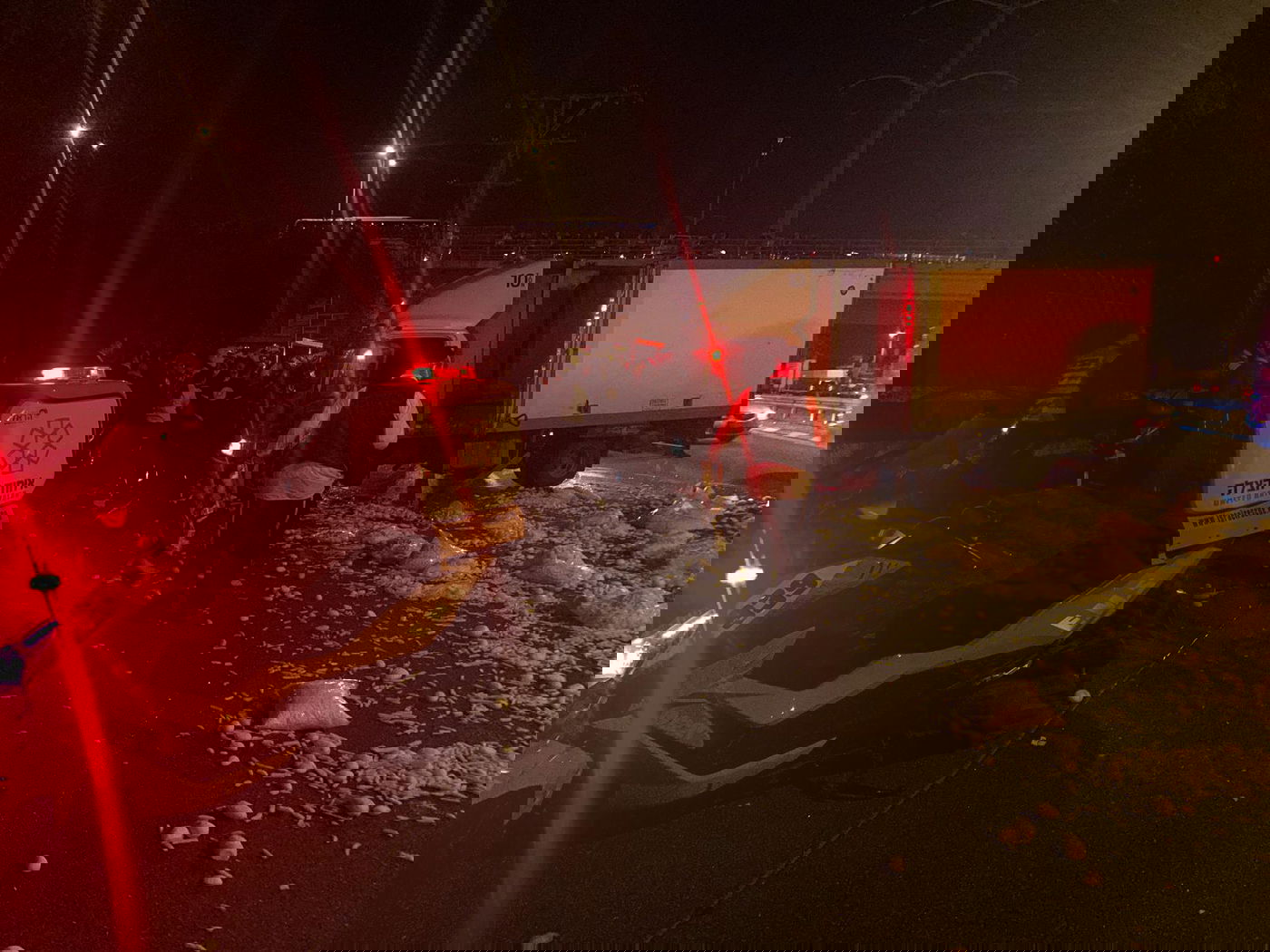 בכניסה לבני ברק: תאונה קשה עם משאית