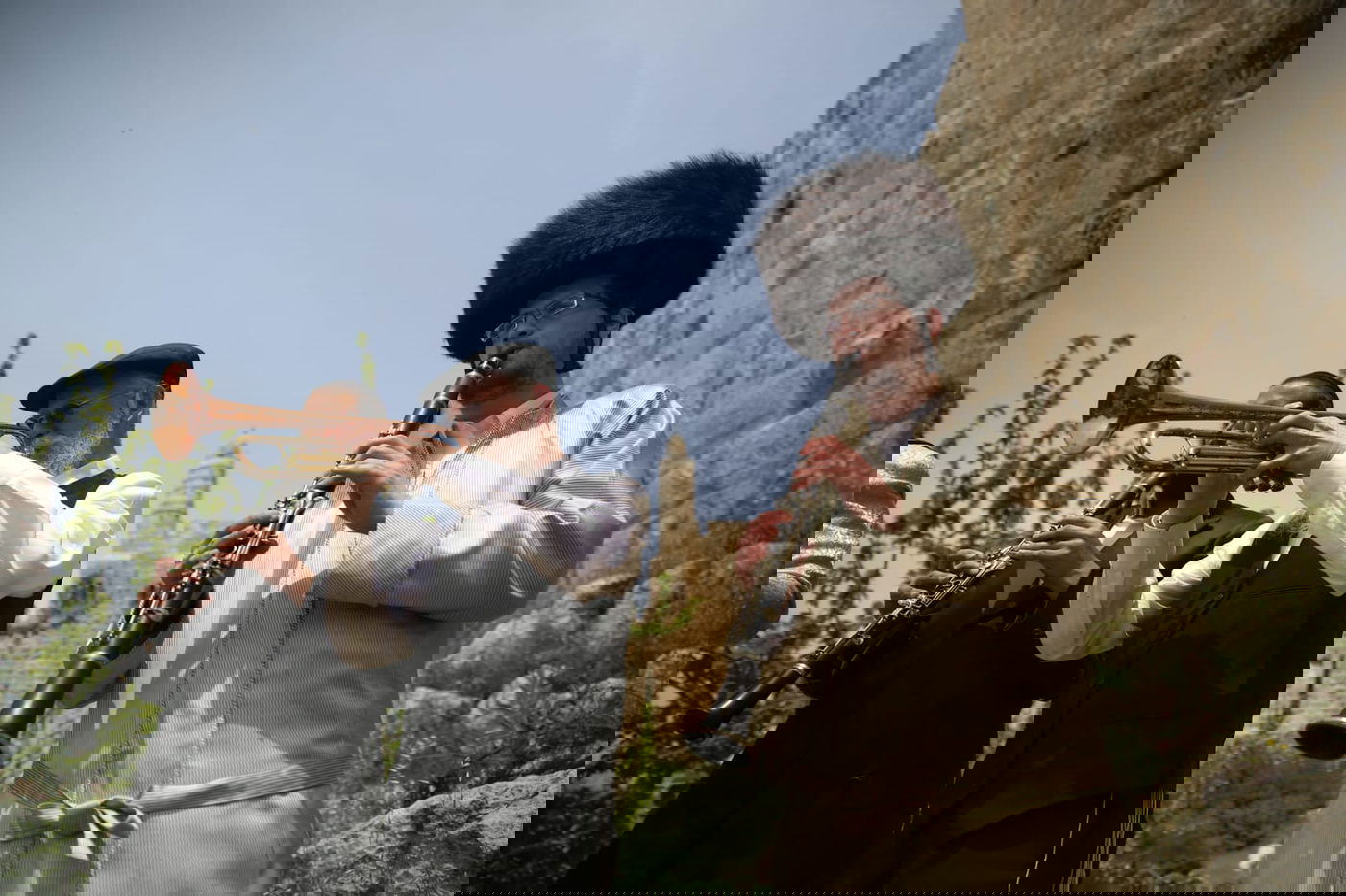 שמחת חג הפסח על חומות העיר העתיקה