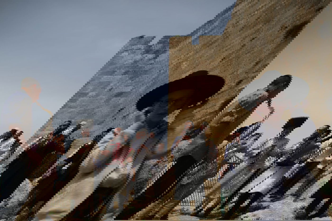 שמחת חג הפסח על חומות העיר העתיקה