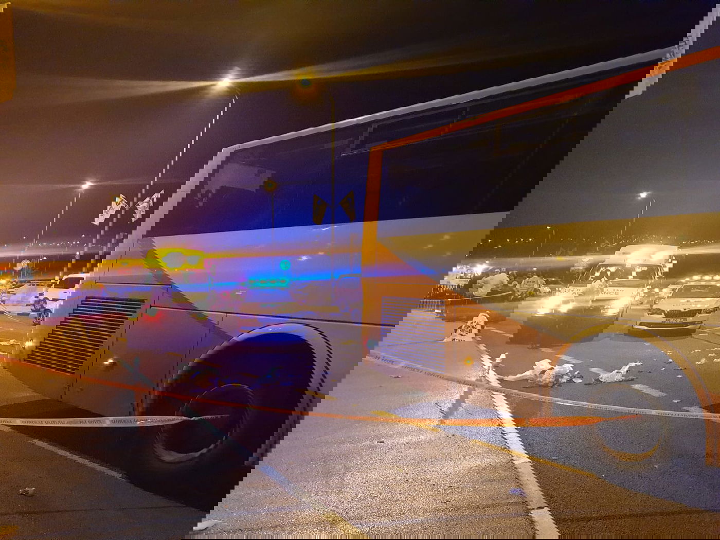 ביציאה ממירון: הולך רגל נהרג מפגיעת אוטובוס