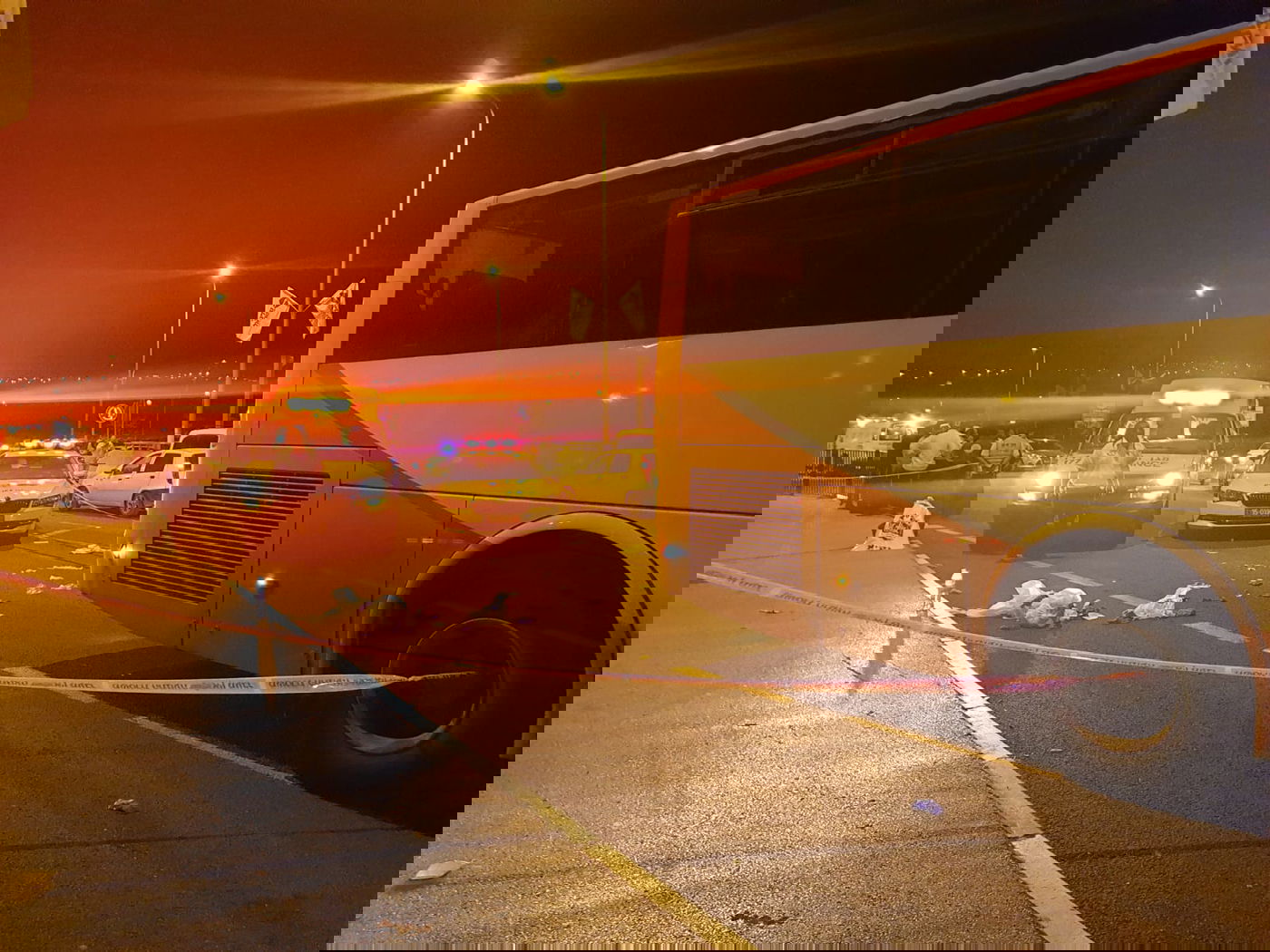 ביציאה ממירון: הולך רגל נהרג מפגיעת אוטובוס