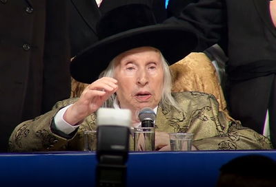 "אוי געוואלד"; ההופעה האחרונה של הרבי מקאליב זצ"ל