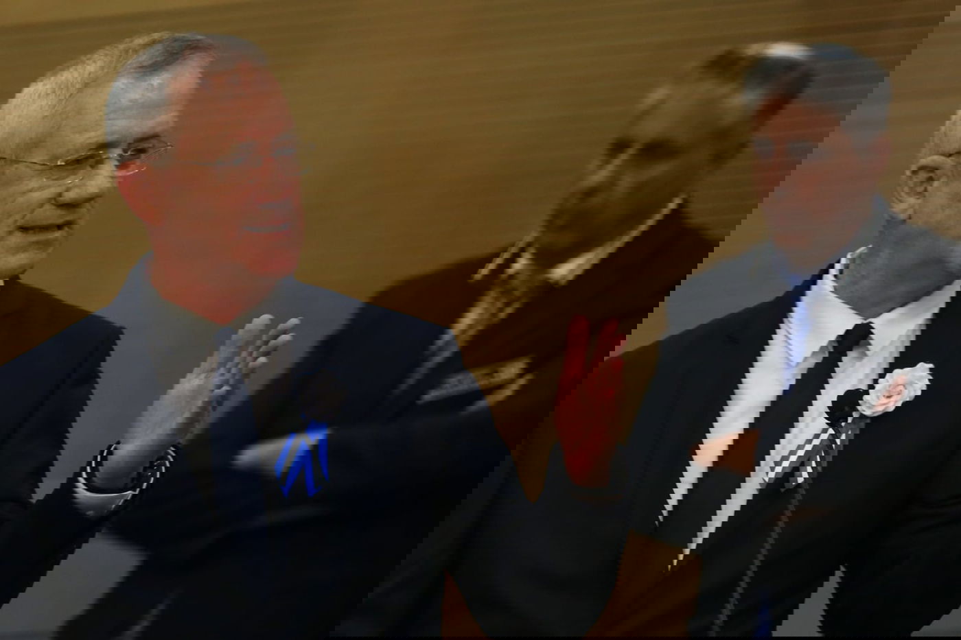 גנץ חבש כיפה: "לא תשנא את אחיך בלבבך"