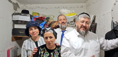 משפחת דרעי במקלט