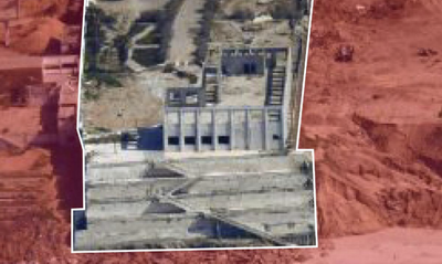 אתר תת קרקעי ליצור אמל"ח רקטי שהותקף